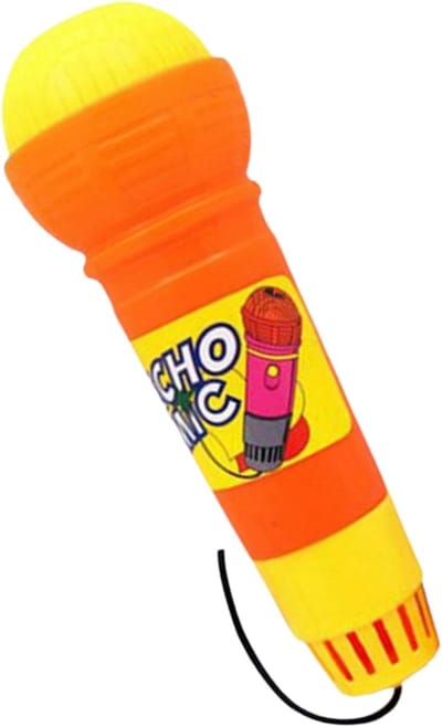Kindermicrofoon - Speelgoed microfoon - Muziek maken - Met echo effect - 18.5 cm hoog - Willekeurige kleur
