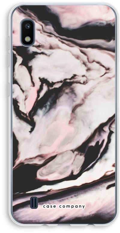 Case Company® - Hoesje geschikt voor Samsung Galaxy A10 hoesje - Roze stroom - Soft Cover Telefoonhoesje - Bescherming aan alle Kanten en Schermrand