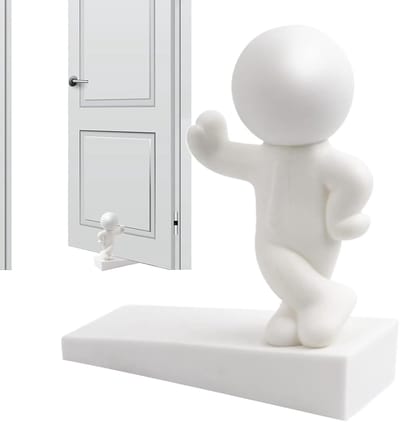 Deurstopper - Tochtstopper Kamer - Deuren Op Hun Plek - Veilig Voor Kinderen - 11 x 7 x 7 cm
