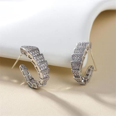 100% Echt 925 Sterling Zilver Diamanten Sieraden Knop Oorbellen Voor Vrouwen Aros Mujer Oreja Orecchini Diamanten Oorbellen Voor Vrouwen Meisjes