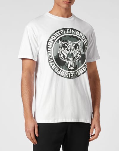 T-Shirt Ronde Hals Carbon Tiger