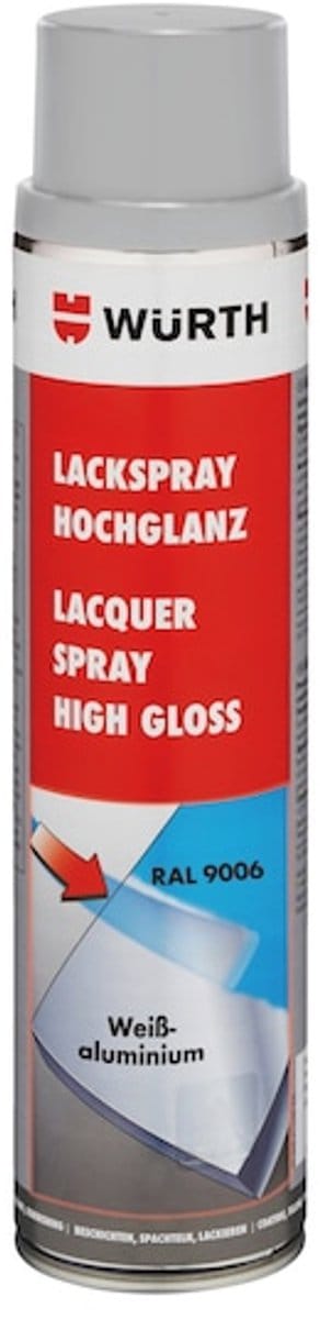 Wurth - Lakspray nitroalkydkwaliteit hoogglans - lakspray, hoogglans inhoud 600 ml