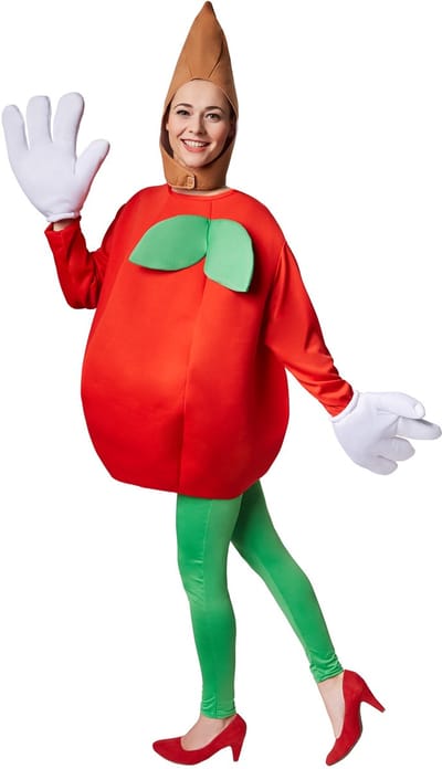 dressforfun - Kostuum appel M - verkleedkleding kostuum halloween verkleden feestkleding carnavalskleding carnaval feestkledij partykleding - 301646