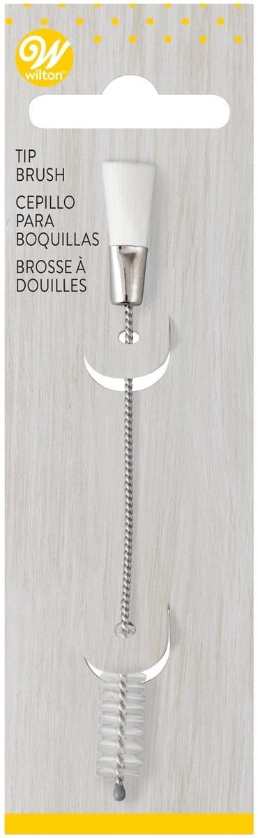 Wilton Schoonmaak Borstel voor Spuitmondjes - Taartversiering - 10cm