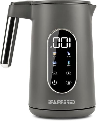 Elektrische Waterkoker - Thee Ketel - Thee Zetten - Instelbare Temperatuur - 1.7 Liter - Wit