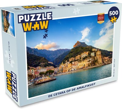 Puzzel De cetara op de Amalfikust - Legpuzzel - Puzzel 500 stukjes