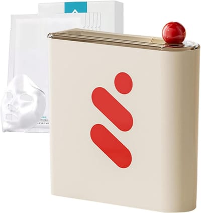Cosmetica Opberger - Make-up Doos - Hygiënisch Werken - Geoptimaliseerde Afdichting - 20.5 x 18 x 5.5 cm - Wit