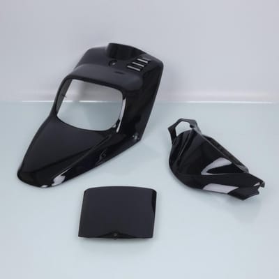 Kit carénage One pour Scooter MBK 50 Spirit Avant 2003 4 pièces noir brillant Neuf