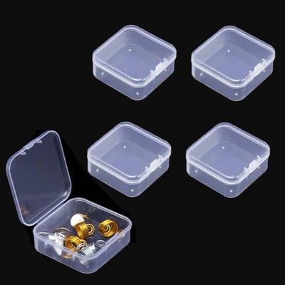 Kleine pillendoos set van 4, handige tablettenbox voor onderweg, vitaminebox voor reizen en dagelijks gebruik