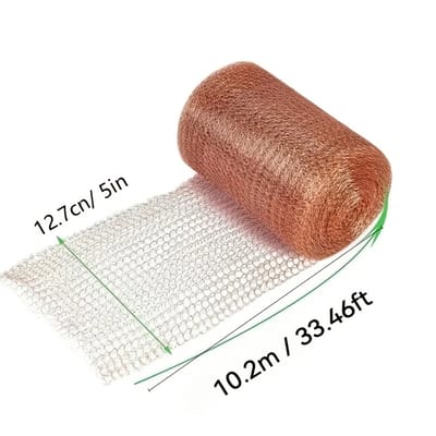 Koperen legering insectenbestendige mesh voor plantbescherming tegen knaagdieren. 10.2 m