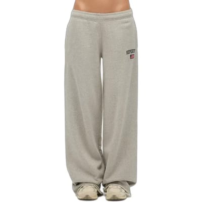 Superdry - Athletic Essentials joggingbroek met wijde pijpen - Dames - Broeken