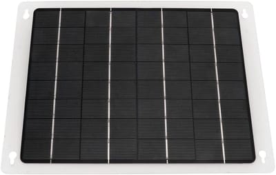 Allecto - Zonnepaneel Batterijlader - 20W 12V - Dubbele USB Poort - Geschikt voor Auto en Caravan - Ideaal voor Duurzame Energie - Efficiënte Oplad...