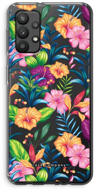 Case Company® - Hoesje geschikt voor Samsung Galaxy A32 4G hoesje - Tropisch 2 - Soft Cover Telefoonhoesje - Bescherming aan alle Kanten en Schermrand