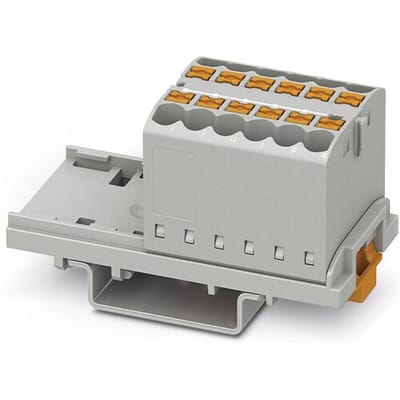 Phoenix Contact 3273022 Verdeelblok 28.6 mm Spanveer Grijs 8 stuk(s)