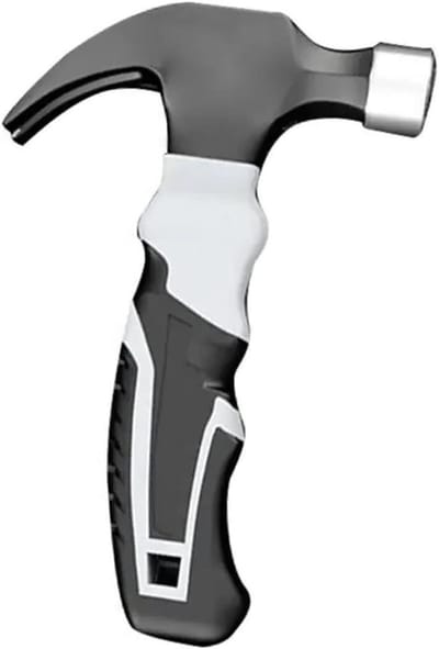 Mini Klauwhamer - Handgereedschap Hamer - Klus Werkzaamheden - Ergonomische Grip - 16 cm Lengte - Zwart