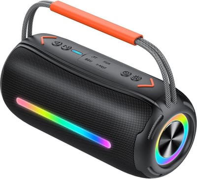 Draagbare Waterdichte Bluetooth Speaker met LED Verlichting voor Buiten