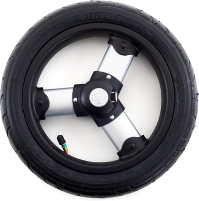 Reservewiel Boodschappentrolley - Luchtband Wiel - Stabiel Transport - Kogellagers Dempen Trillingen - 290mm Diameter - Zilver