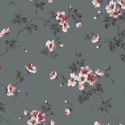 Duro Vliesbehang 387-08 - Hav & Land - Botanisch Grijs - 53cm x 10.05m