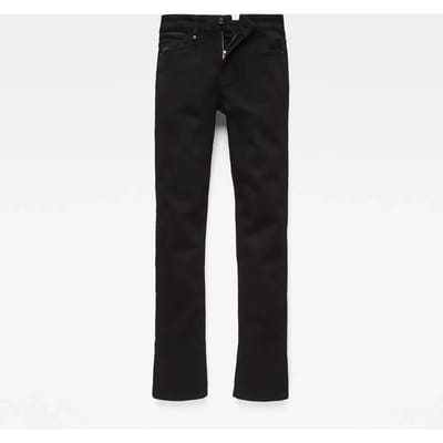 G-Star Noxer Straight Pitch Black Maat: W25L32 | Straight Broeken Outlet | Dames | Zwart