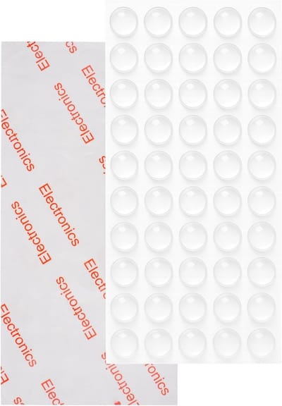 Zelfklevende Buffers - Rubberen Doppen - Meubels Beschermen - Flexibel Siliconen Materiaal - 50 Stuks Ø 8 mm - Transparant