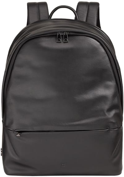 DuDu Casablanca Dagrugzak Leder 40 cm Laptopvak - 38cm (15 duim) - black