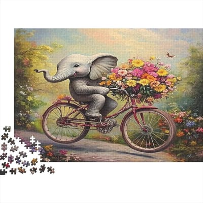Papieren Puzzel - Legpuzzel Volwassenen - Ontspanning Thuis - 1000 Stukjes - 38 x 26 cm - Cartoon Stijl