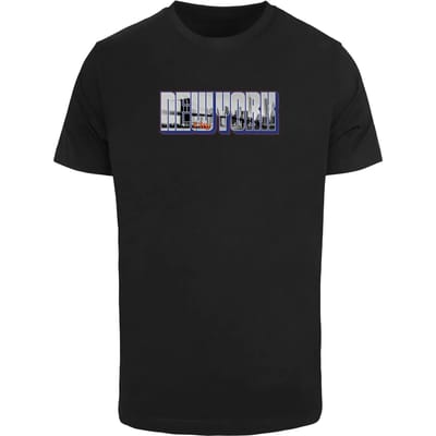 Mister Tee - NY Skyline Heren Tshirt - XXL - Zwart