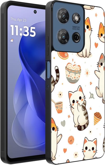 Smartphonica Telefoonhoesje Geschikt voor Motorola Moto G Power 2025 / G Play 2025 met katten opdruk - TPU backcover case cat design geschikt voor Motorola Moto G Play 2025;Motorola Moto G Power 2025