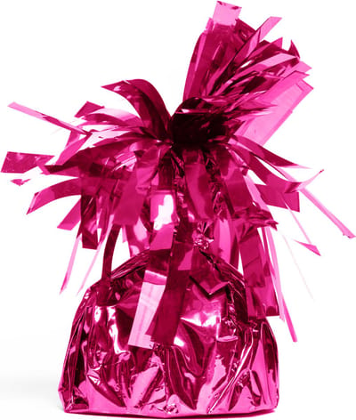 12x Ballon gewichtje Fuchsia 170 gram - Ballonnen Helium Gewicht Gewichtjes Feest Feestje