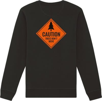 Trees don't move BACK wintersport sweater zwart L - soBAD. | Foute apres ski outfit | kleding | verkleedkleren | wintersporttruien | wintersport dames en heren | Snowboarding