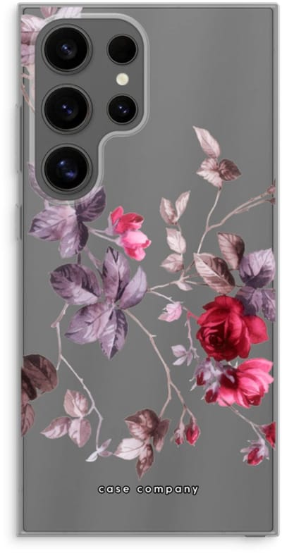 Case Company® - Hoesje geschikt voor Samsung Galaxy S24 Ultra hoesje - Mooie bloemen - Soft Cover Telefoonhoesje - Bescherming aan alle Kanten en Schermrand