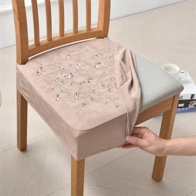 1/6 STuks Waterdichte PU Leer Stoelhoes Afneembaar Eetkamerstoelen Overtrekken Elastische Stoelzitting Covers voor Keuken el Bruiloft 1PC
