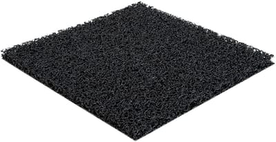 Deurmat antislip - Spaghettimat - zwart - 500x120cm - Dikte 15 mm - Entreemat - schoonloopmat - zwarte loper voor entree