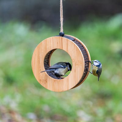 CJ Wildlife Pindasilo voor Vogels - Kyoto - Voedersilo voor Tuinvogels - Vogelvoedersilo voor Kleine Vogels - Hangend Vogelvoederhuisje - Vogelvoer Silo