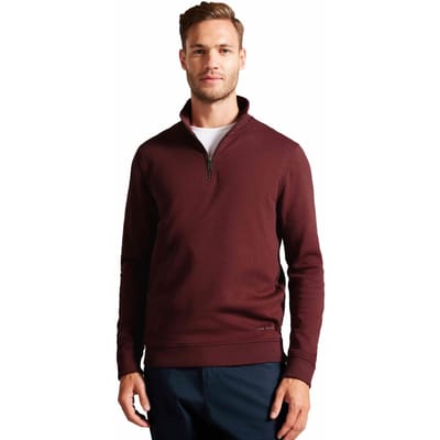 Ted Baker heren Sweat met halve rits - Antram