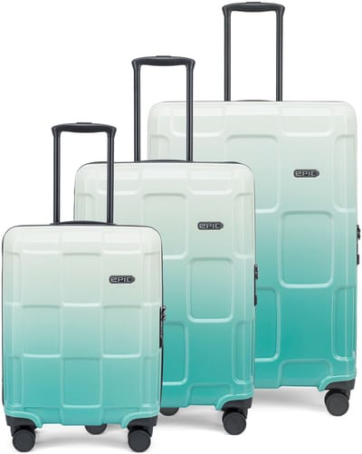 Epic Crate EX Wildlife 4 wielen Kofferset 3-delig - Harde bagage - TSA slot - greenvelvet