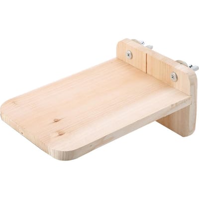 Plateforme en Bois avec Vis pour Cage Hamster Écureuil Petits Animaux Jouets