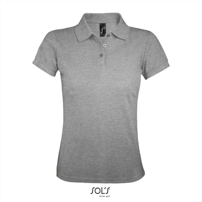 SOL'S Women´s Polo Shirt Prime L528 - Grey Melange - 3XL