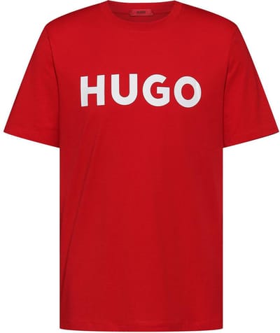 Hugo Dulivio Korte Mouwen Ronde Hals T-shirt Rood XS Man