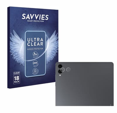 Savvies - Screenprotector voor Samsung Galaxy Tab S11 Ultra (ALLEEN Camera Lens) - Folie Beschermfolie transparant 18 Stuks
