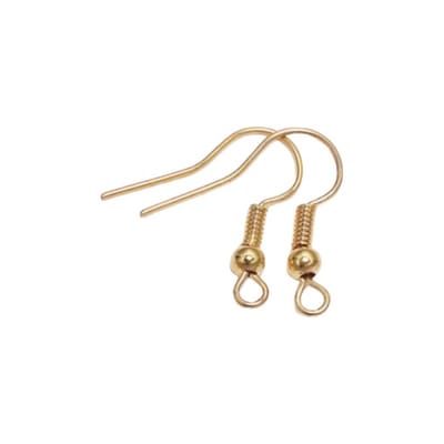 Hiden - Oorhangers - Oorbellen Dames - Oorbellen Meisje - Earrings ladies - Sieraden maken Volwassenen - DIY - Goudkleurig - Parallel - 10 stuks