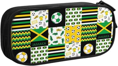 Grote Pennenbak Schooltas met Voetbalprint voor Jongens en Meisjes
