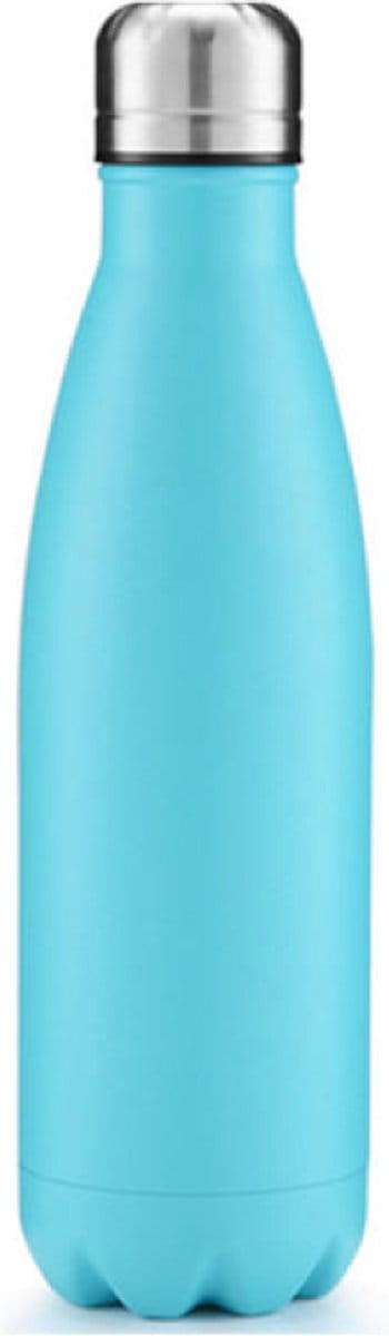 Sparkle&Dream - Drinkfles Stainless Steel - Lichtblauw - Voor Turnen en Gymnastiek