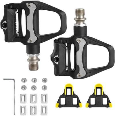 SDS pedalen voor mountainbikes en gravelwegen, lock-free, inclusief cleats en montagemateriaal