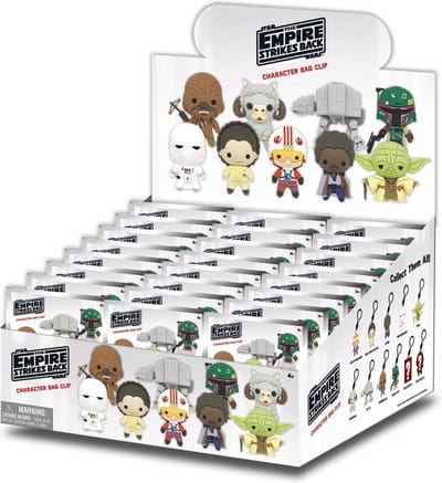 Character Bag Clip (Sleutelhanger) Star Wars - The Empire Strikes Back - 3D Foam - 1 ZAKJE met 1 SLEUTELHANGER - Monogram International Inc.