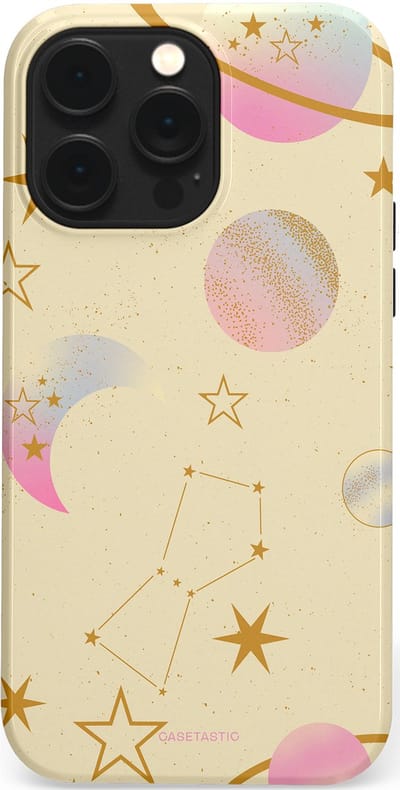 Casetastic Hoesje Geschikt voor Apple iPhone 14 Pro Max Magsafe - Stijlvolle Beschermende Duo-layer Case - Zomerse nacht