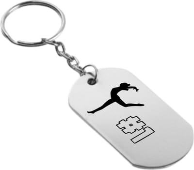 Akyol - turnen 3 sleutelhanger - Turnen - familie vrienden - cadeau - 54 x 29mm