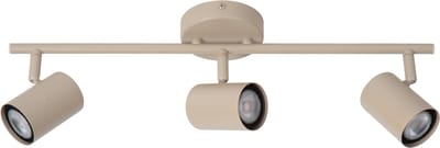 Lucide JOA - Plafondspot (Plafondlamp) - 3xGU10 - Taupe