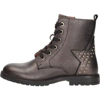KEQ Veterschoen hoog Veterschoen hoog - donkerbruin - Maat 26