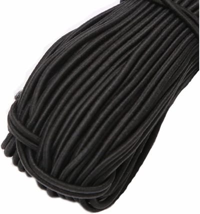 Ronde 3 mm Rubber Elastische Touw voor Armbanden, Kleding en Creatieve Klussen - Duurzaam en Rekbaar Tension Cord voor Handwerk en Accessoires